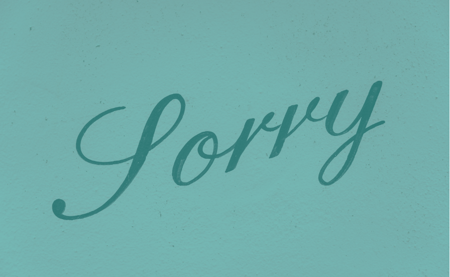 Credo Growth Apologising Blog Feature Image Sorry | Credo Growth